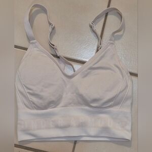 Under Armour Low-Impact Longline Sports Bra Light Pink XS